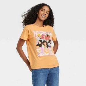 Disney Princess  Tee Top T-Shirt  Short Sleeves  Boxy Fit